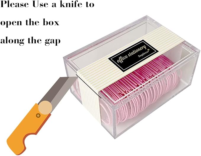 Pink Jumbo Paper Clips - Image 5