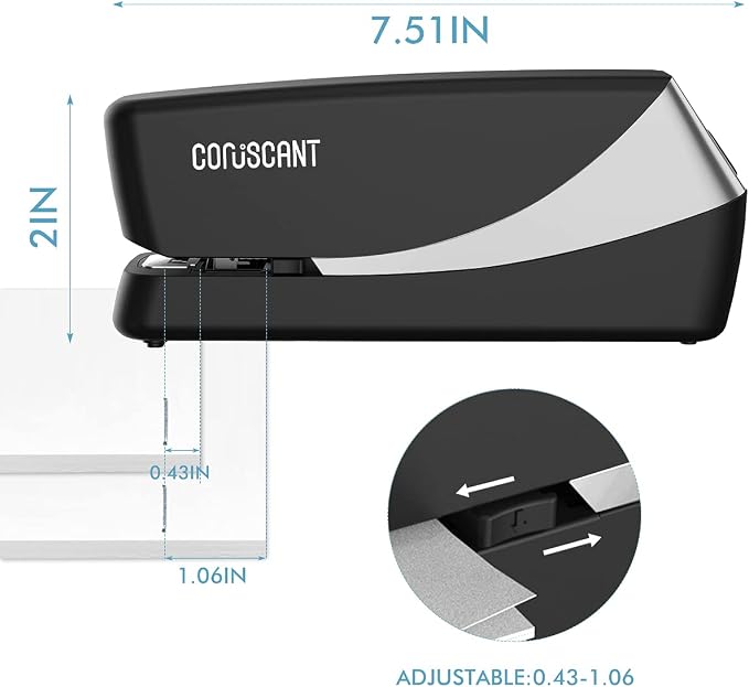 Coruscant Electric Stapler, Automatic Stapler, Heavy Duty，25 Sheet, Store 210 - Image 2