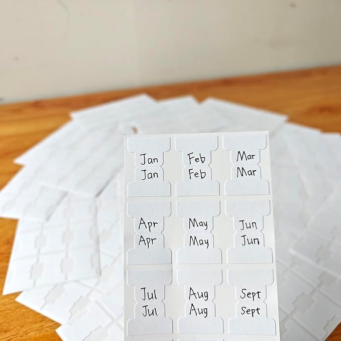 420 PCS White Writable Index Tabs, 35 Sheets Smudge-Free Thickened Paper Tape - Image 4