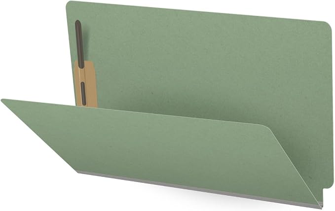 Ecom Folders End Tab Pressboard File Folders | Legal Size 25 Pt Stock by Ecom+Folders