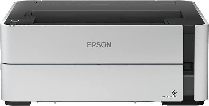 Epson EcoTank ET-4800 Wireless All-in-One Cartridge-Free Supertank Printer & EcoTank ET-M1170 Wireless Monochrome Supertank Printer with Ethernet Plus 2 Years of Unlimited Ink*,White-DeskLoop Office
