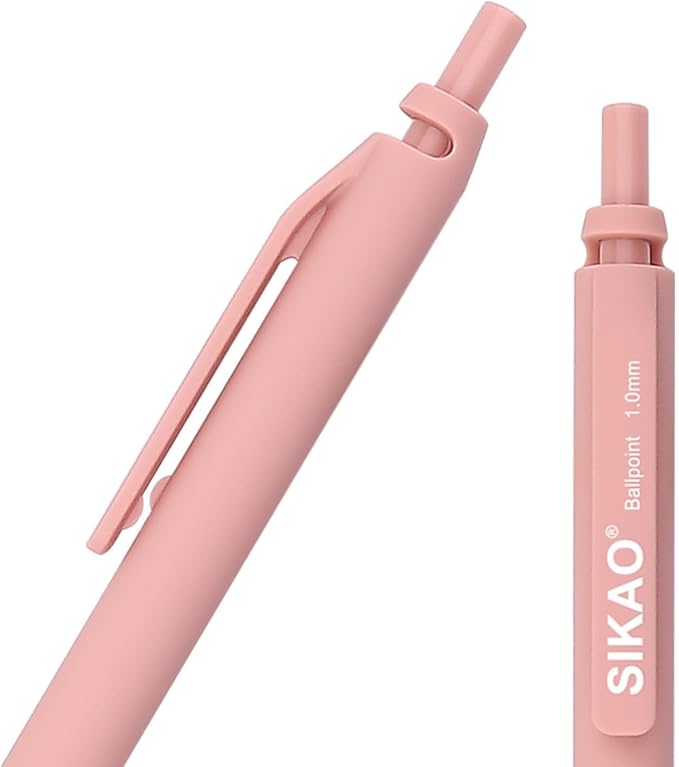 Morandi Pens Bulk 60 Pack – Smooth Writing 1.0mm, Click Ballpoint Pens - Image 4