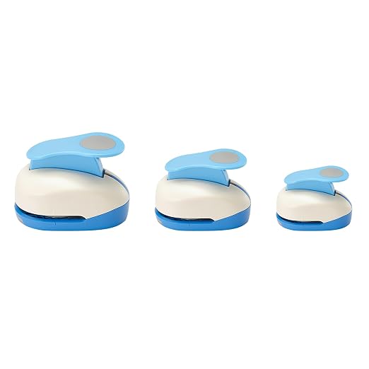3pcs Circle Punch 3/8+5/8+1 inch Circular Cutter Tool Circle Hole Punch - Image 2