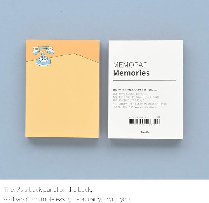 Monolike Memopad Memories design A SET - Image 3