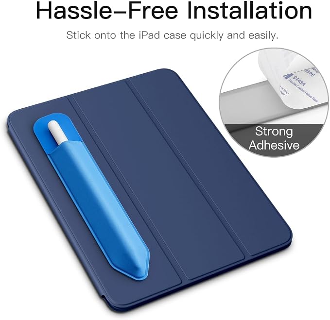 MoKo Pencil Holder Sticker Fit Apple Pencil Pro// 1st/ 2nd Generation, Elastic - Image 4