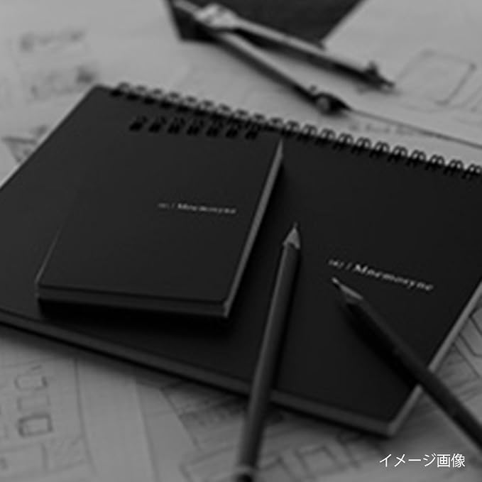 Maruman Mnemosyne Unruled Notebook- Horizontal A4, 8.27" x 11.69", 70 Sheets / - Image 5