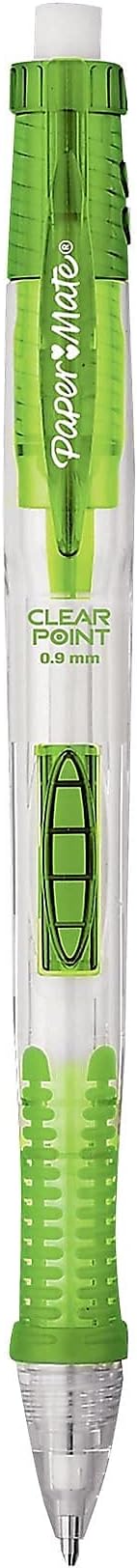 Paper Mate 1759214 Clear Point Mechanical Pencil Starter Set, 0.9 mm, Lime Green - Image 2