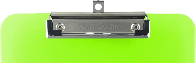 Trade Quest Plastic Clipboard Opaque Color Letter Size Low Profile Clip - Image 5