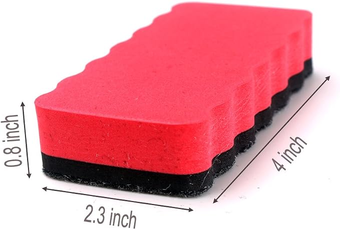 4 Pack Magnetic White Board Eraser - Image 4