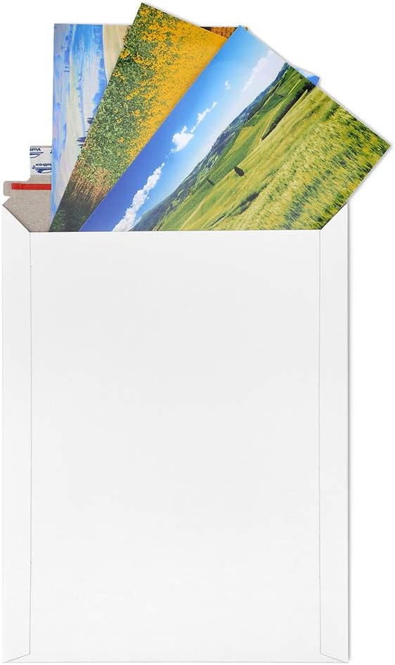 ValBox 9x11.5 Self Seal Photo Document Mailers 25 Pack Stay Flat White - Image 3