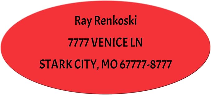 Made in USA Custom Return Address Stickers Labels Customized Mailing Label by HOOKAH+SUN