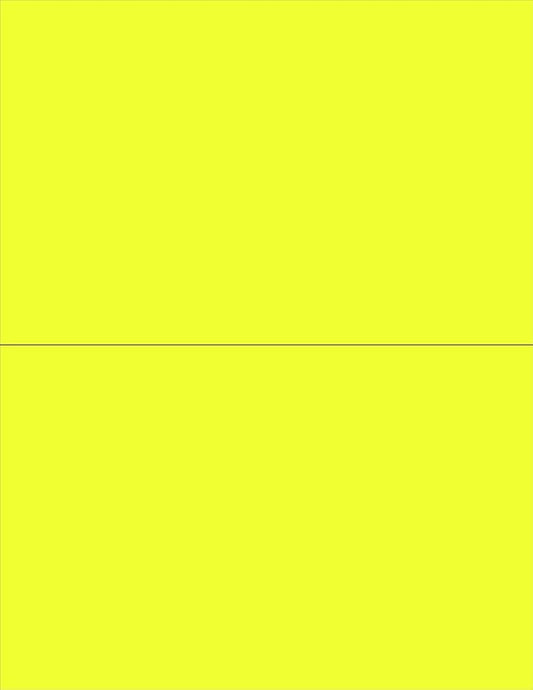 NextDayLabels - 8-1/2 x 11 Neon Color High Light Fluorescent Labels by NextDayLabels