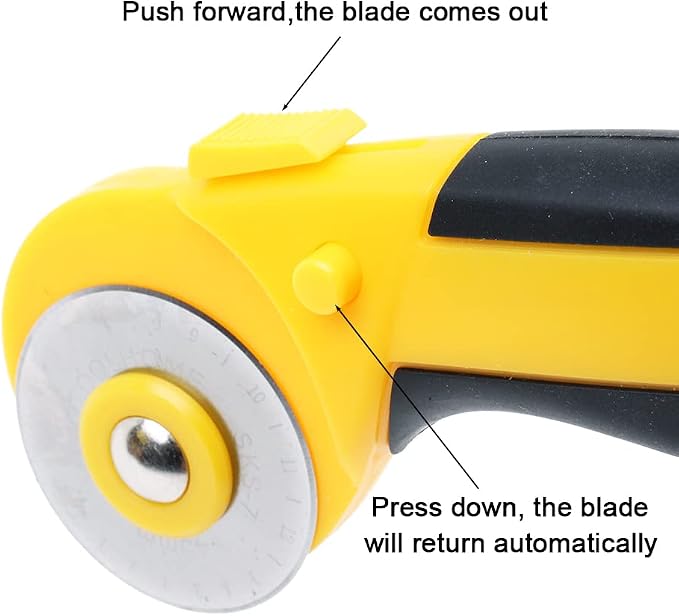 45mm Rotary Cutter Automatic Fabric Cutter Quick Change Blades - Image 6