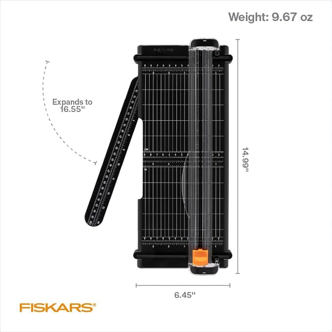 Fiskars Recycled SureCut™ Portable Paper Trimmer - Image 2