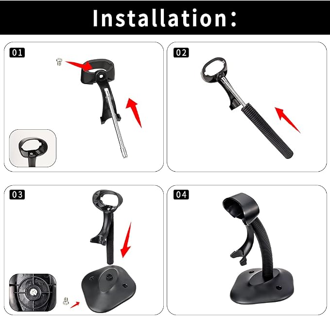 Goose Neck Hands Free Adjustable Barcode Scanner Stand - Image 6