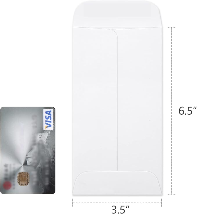ValBox 3.5x6.5 Money Envelopes, Small Parts Envelope - Image 2