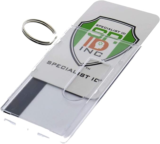 Specialist ID - 2 Pack Heavy Duty Fuel ID Badge Holders - Holds Two Cards - by SpecialistID