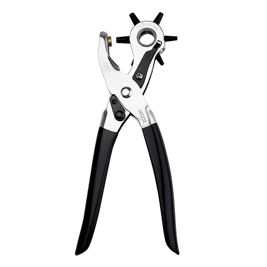 XOOL Belt Hole Puncher for Leather, Precision Multi-Size Leather Hole Punch for by XOOL