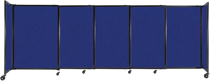 Versare Straightwall Sliding Portable Wall Partition | Freestanding Office by VERSARE