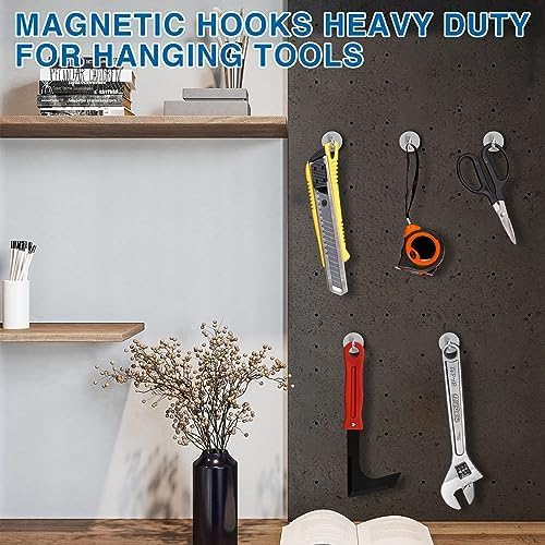 LOVIMAG Magnetic Hooks Heavy Duty 25 Pcs, 50lbs Magnets Hook - Image 7