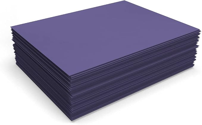 LUXPaper 8.5" x 11" Paper | Letter Size | Wisteria Purple | 80lb. Text | 50 Qty - Image 3