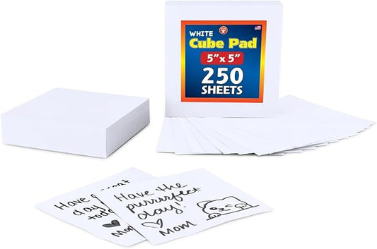 Hygloss Note Paper Cube Pad by HyglossProductsInc