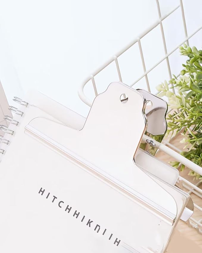 2PCS Extra Large Binder Clips Metal Bulldog Clip Large Paper Clamp Holder - Image 4