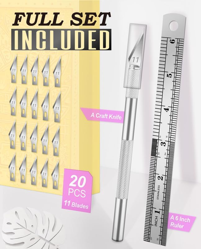 DIYSELF Exacto Knife Set, Hobby Knife Kit - Image 2