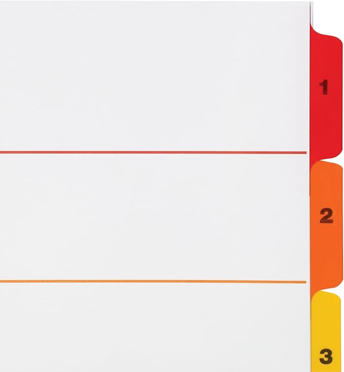 Oxford OneStep Binder Dividers, Dividers - Image 5
