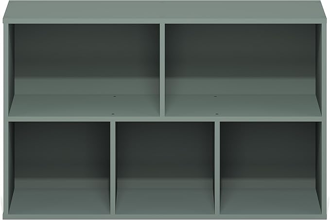 Furinno LUDER Book Shelf, 5-Cube Bookshelf, Reversible Bookcase, 9.4 x 19.5 x - Image 8