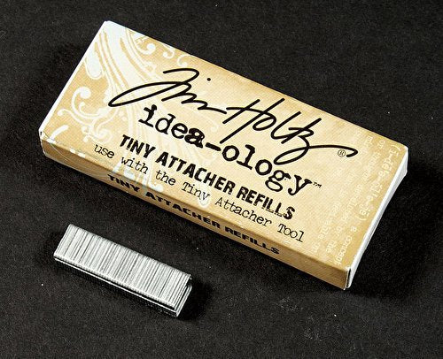 Tim Holtz Idea-ology Metal Tiny Attacher Refills, Box of 1550 Staples, .25 - Image 3