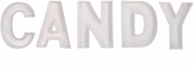 Coffeezone Small Letter Candy Dish & Plates - Image 5