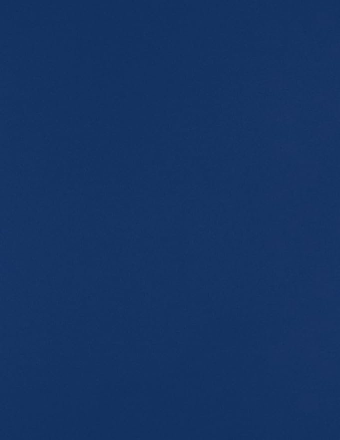 LUXPaper 8.5" x 11" Paper | Letter Size | Navy Blue | 80lb. Text | 50 Qty by LUXPaper
