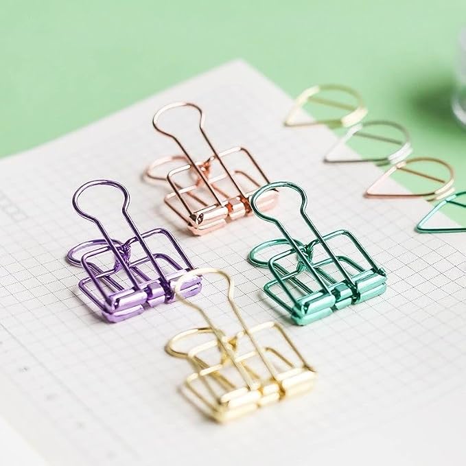 Purple Binder Clips - Image 6