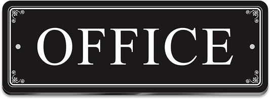 ASAVI “OFFICE” Acrylic Door Sign – Waterproof & Fade-Resistant Office Label by Unknown