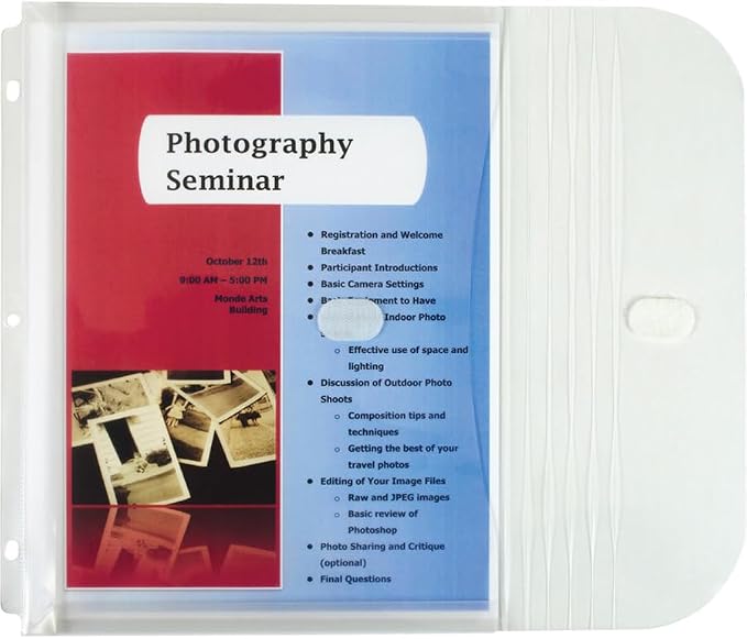 C-Line Poly Binder Pockets, 9.25 x 11.5 - Image 6