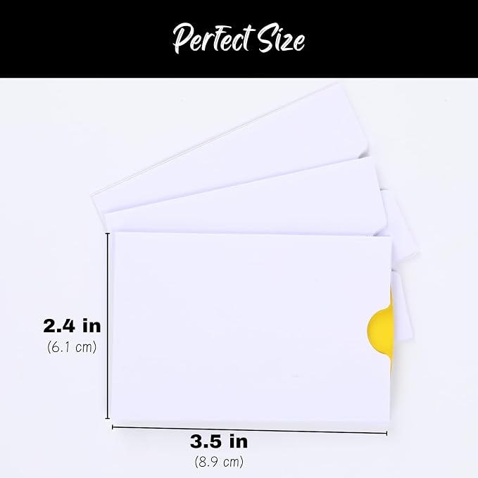 Credit Card Envelopes, 24lb Thick Tear‑Resistant Hotel Key Card Sleeves - Image 6