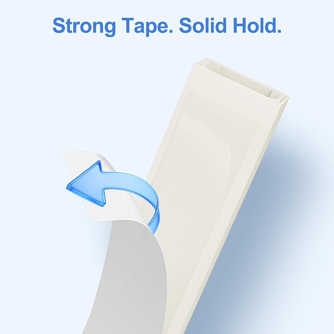 Yecaye Cord Hider, 113in Beige Cord Covers - Image 5