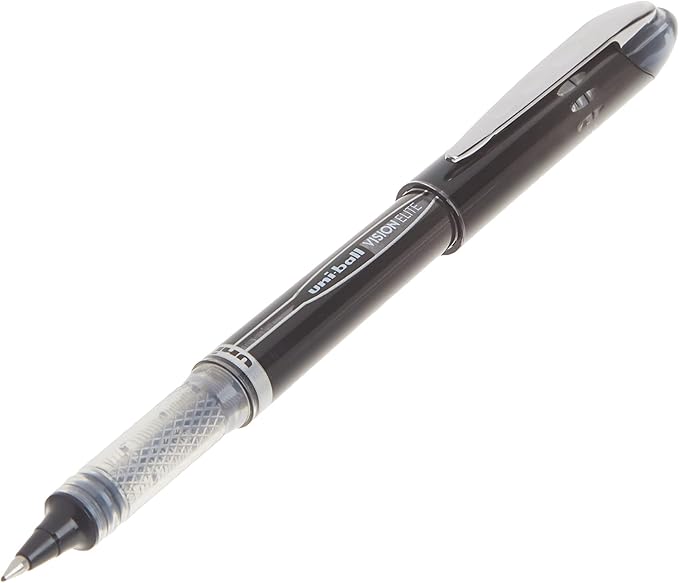 uni-ball Vision Elite Rollerball Pens Fine Point Micro Tip, 12 Pack - Image 4