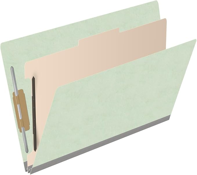 Ecom Folders Top Tab Pressboard Classification Folders | Legal Size 25 Pt Stock - Image 2