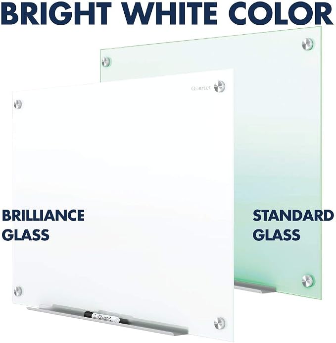 Quartet Dry Erase Board, Magnetic Whiteboard 4' x 3', Glass Board - Image 3