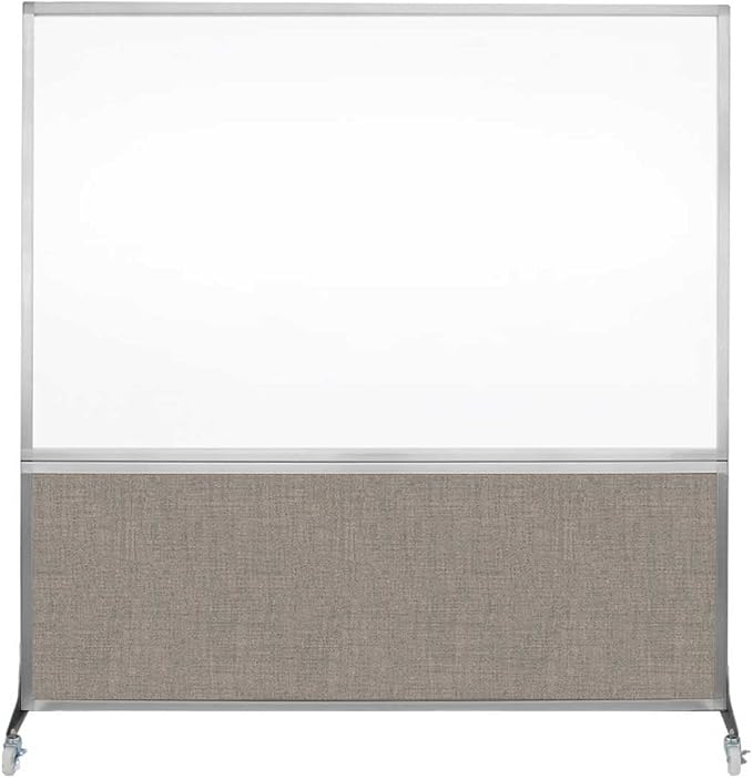 DivideWrite Mobile Whiteboard | Double Sided Dry Erase Board | Portable Office by VERSARE
