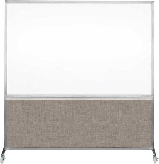 DivideWrite Mobile Whiteboard | Double Sided Dry Erase Board | Portable Office by VERSARE
