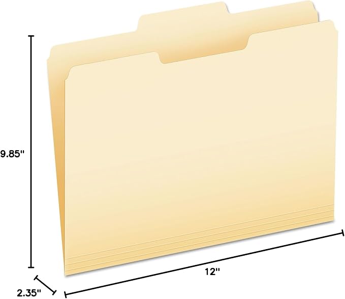 Pendaflex File Folders, Letter Size, 1/3 Cut - Image 8