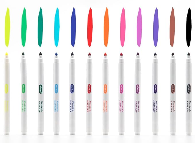 Madisi Washable Markers, Super Tips Markers, Classroom Bulk Pack - Image 3