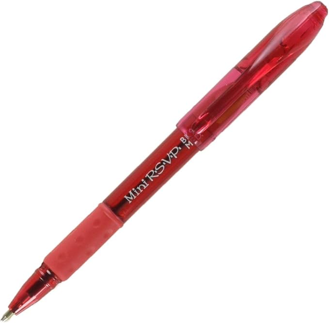 Pentel RSVP Mini Ballpoint Pen, Medium Line, 24-Assorted Ink in Clear Cylinder - Image 4