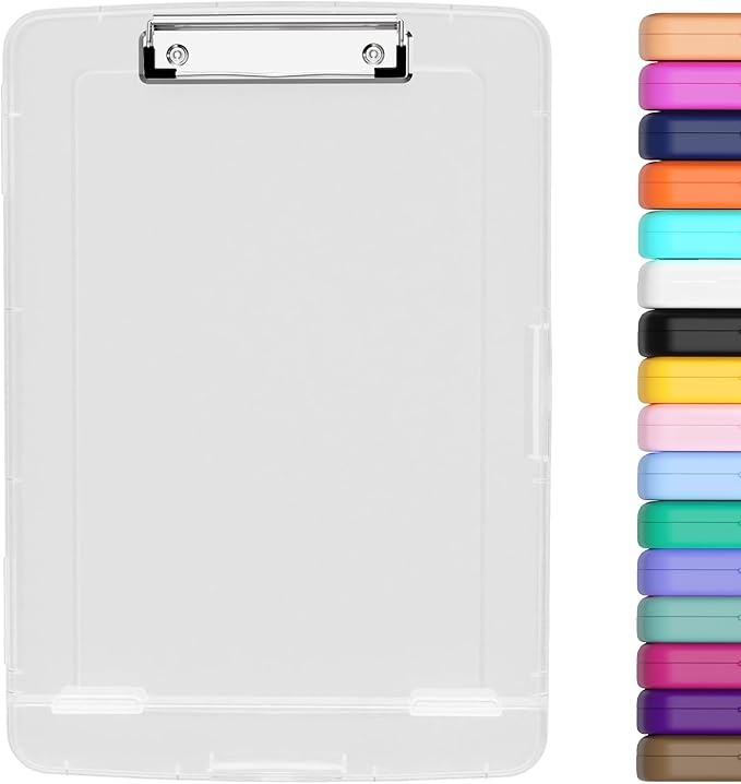 Hongri Clipboard with Storage with Pen Holder, Folder Nursing Clip Board 8.5 x by Hongri