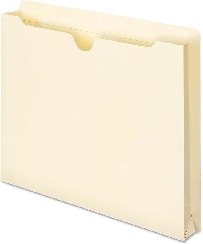 Smead File Jacket, Reinforced Straight-Cut Tab, 1-1/2" Expansion, Letter Size - Image 9