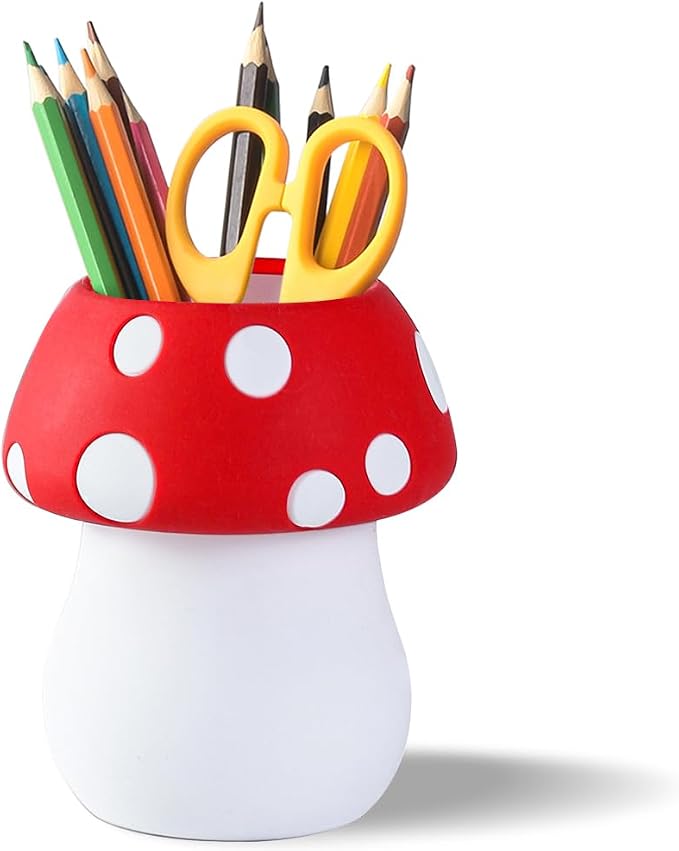 Silicone Pen Holder Cactus Pencil Holder Cute Pens Cup by YOSCO