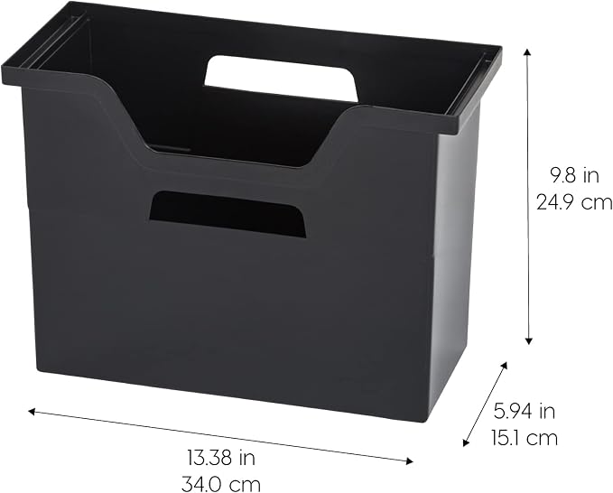 IRIS USA Medium Portable Desktop File Box - Image 2